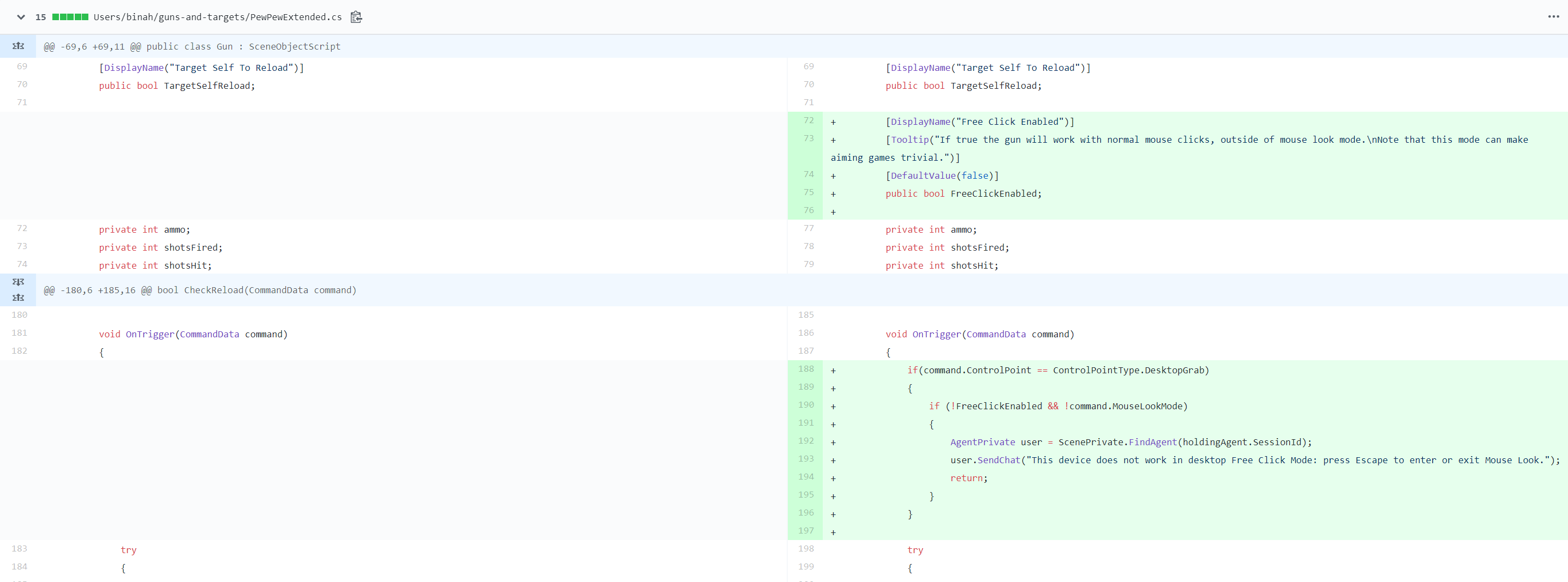 free click toggle script