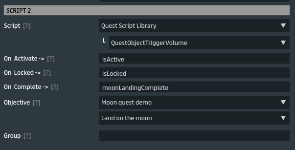Trigger objective interaction